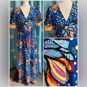 Tabitha Brown for Target floral maxi African inspired dress.
